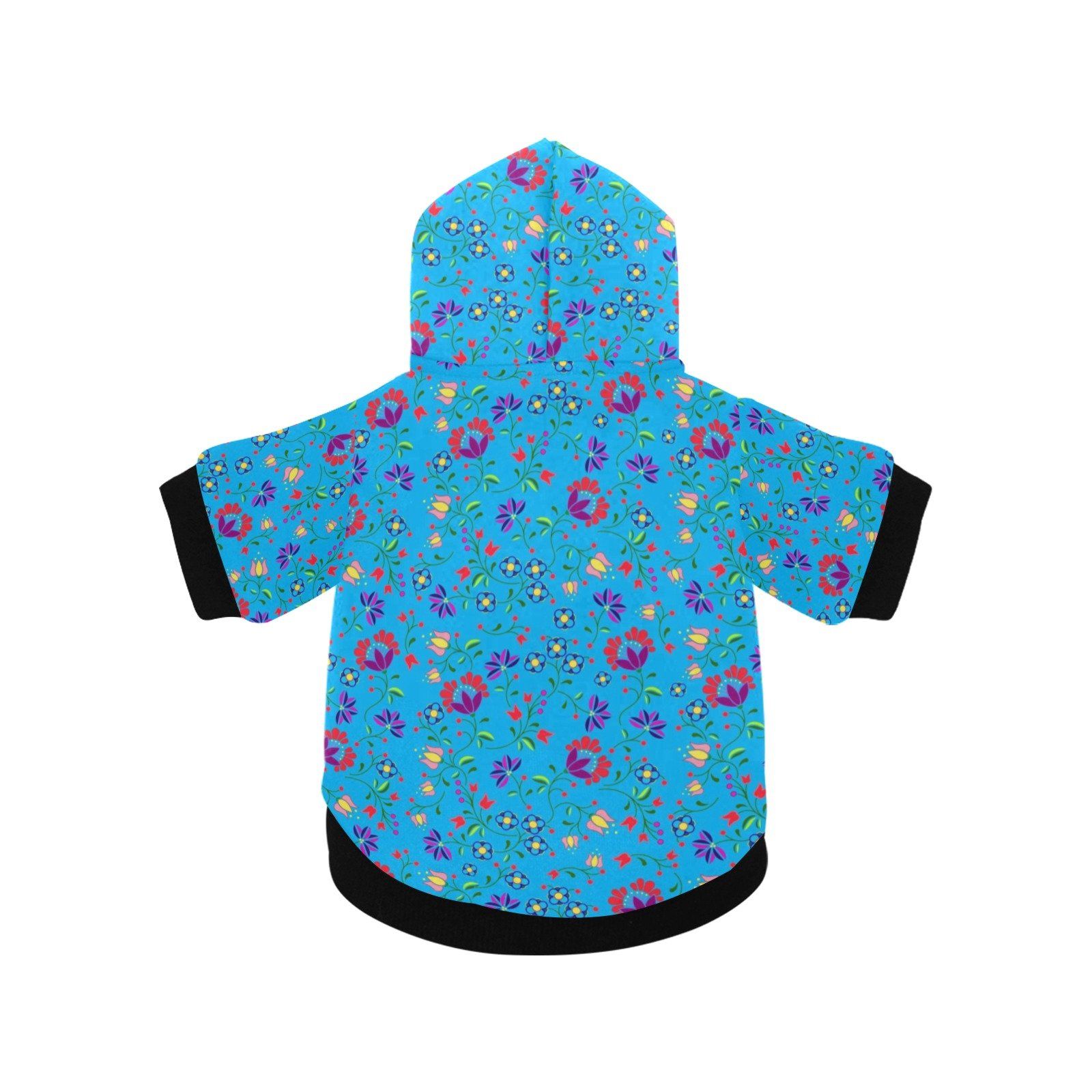 Fleur Indigine Ciel Pet Dog Hoodie Pet Dog Hoodie e-joyer