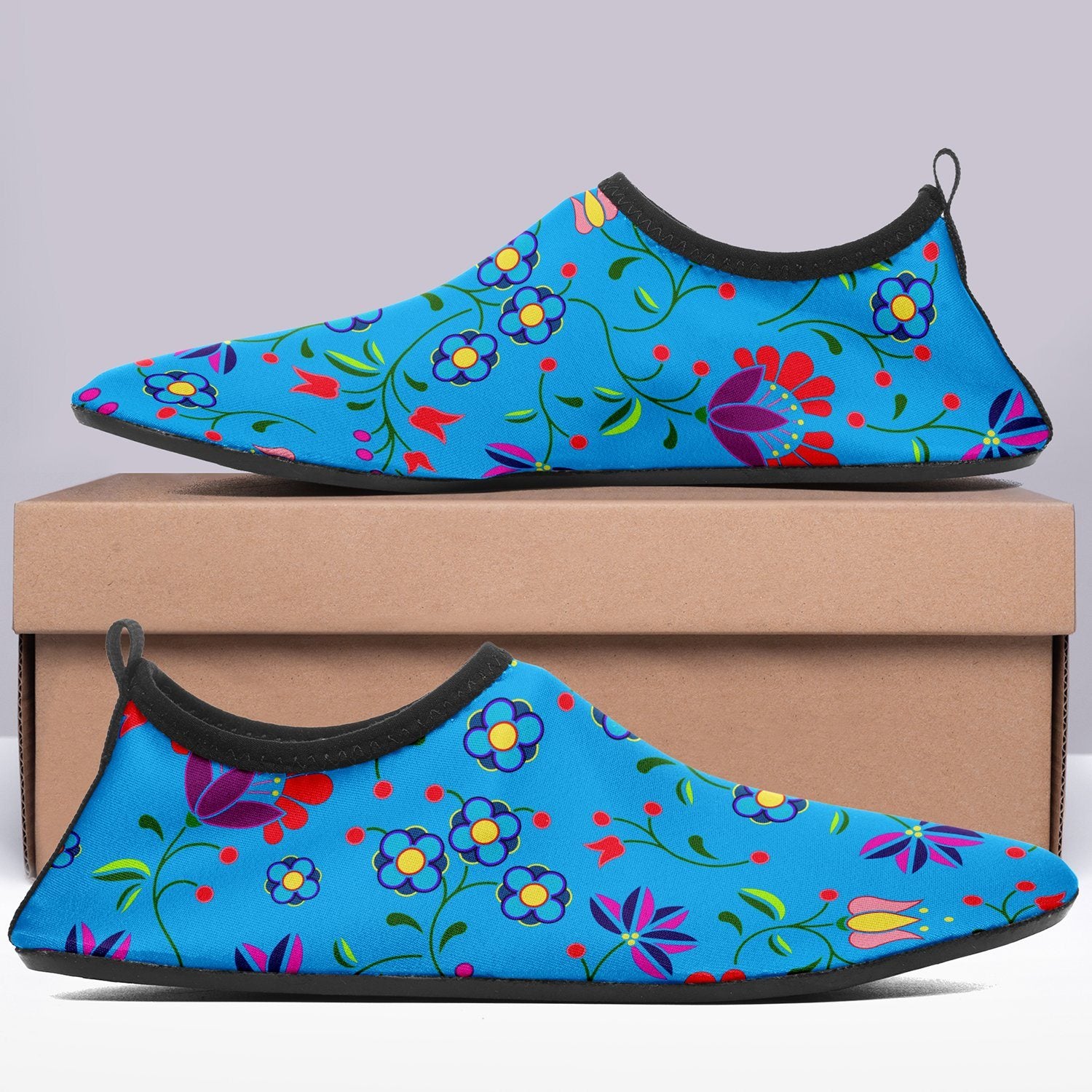 Fleur Indigine Ciel Sockamoccs Slip On Shoes Herman