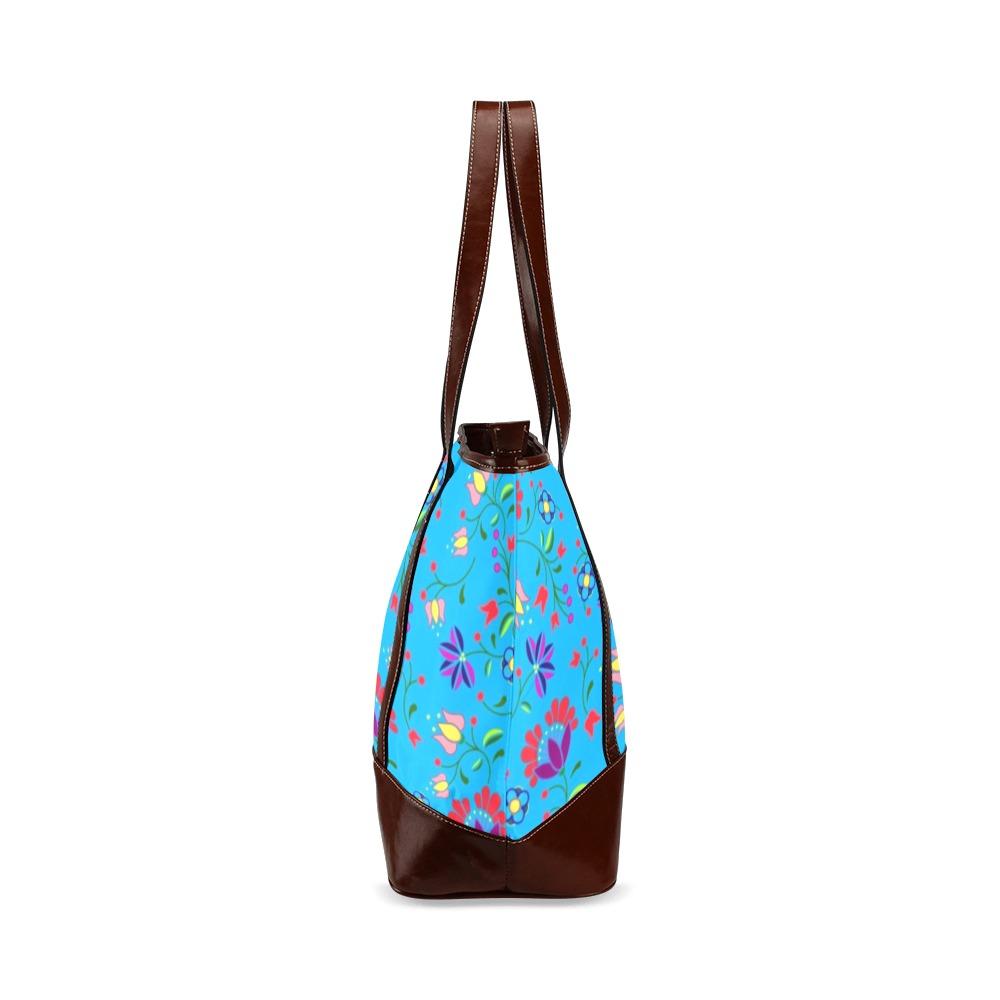 Fleur Indigine Ciel Tote Handbag (Model 1642) Tote Handbags (1642) e-joyer