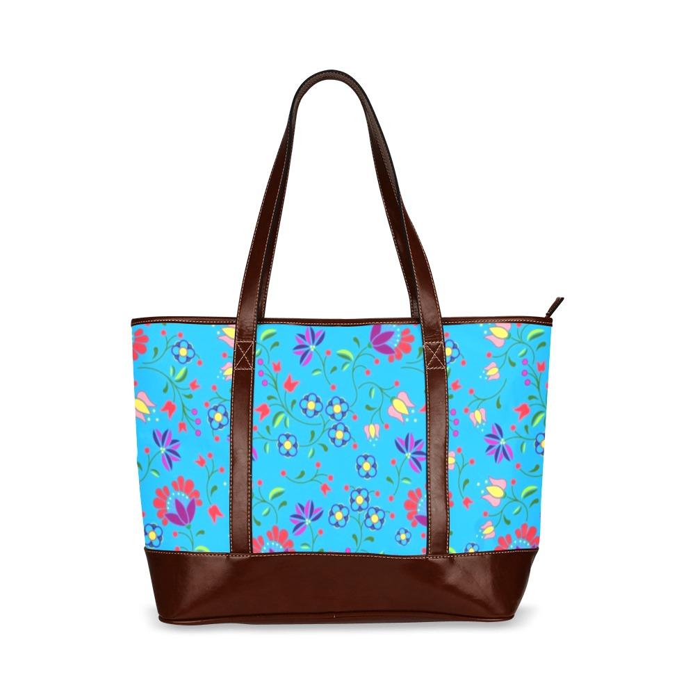 Fleur Indigine Ciel Tote Handbag (Model 1642) Tote Handbags (1642) e-joyer