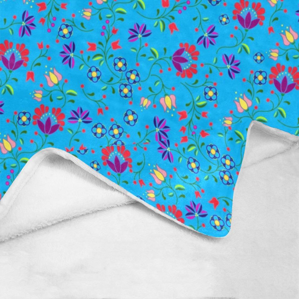 Fleur Indigine Ciel Ultra-Soft Micro Fleece Blanket 40"x50" Ultra-Soft Blanket 40''x50'' e-joyer