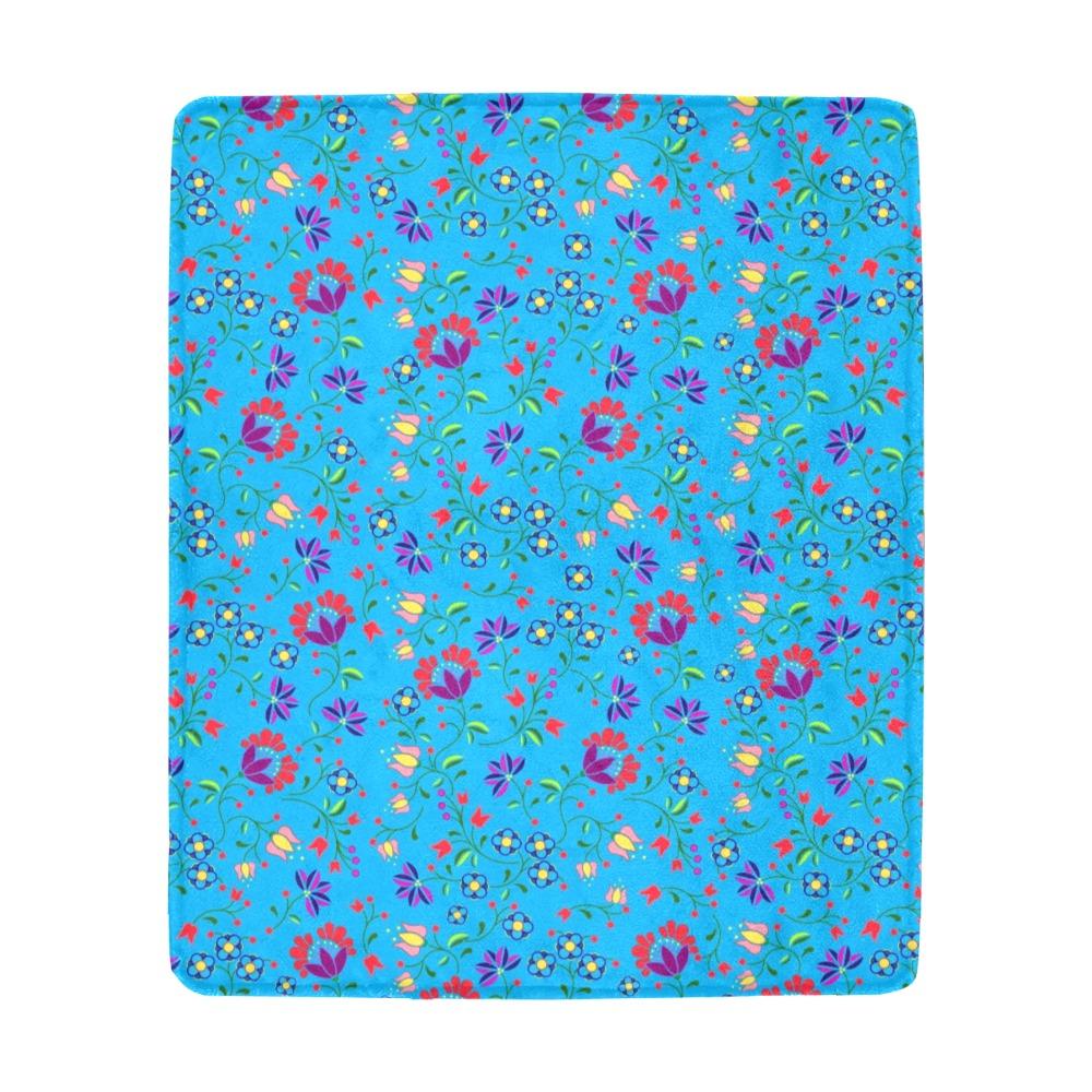 Fleur Indigine Ciel Ultra-Soft Micro Fleece Blanket 50"x60" Ultra-Soft Blanket 50''x60'' e-joyer