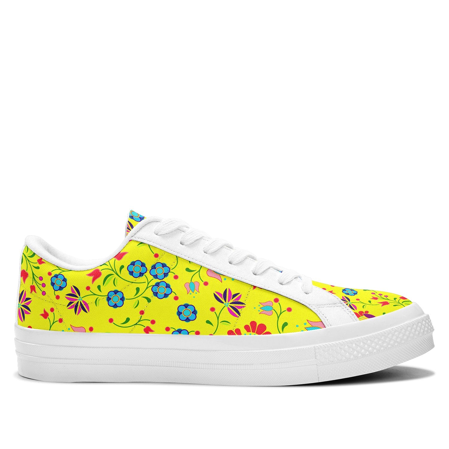 Fleur Indigine Mais Aapisi Low Top Canvas Shoes White Sole aapisi Herman