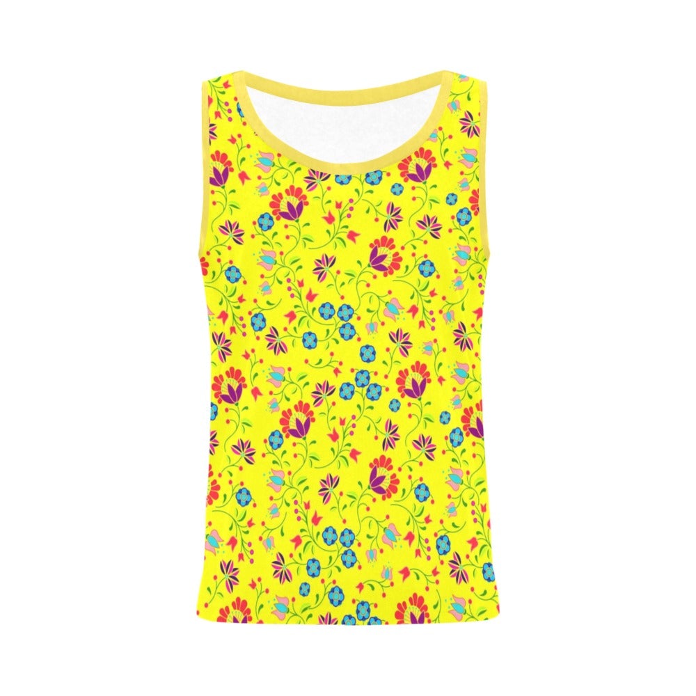 Fleur Indigine Mais All Over Print Tank Top for Women (Model T43) All Over Print Tank Top for Women (T43) e-joyer