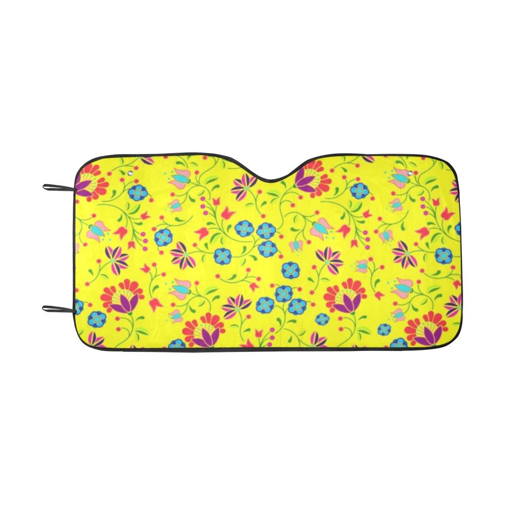 Fleur Indigine Mais Car Sun Shade 55"x30" Car Sun Shade e-joyer