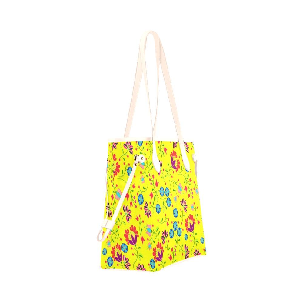 Fleur Indigine Mais Clover Canvas Tote Bag (Model 1661) Clover Canvas Tote Bag (1661) e-joyer