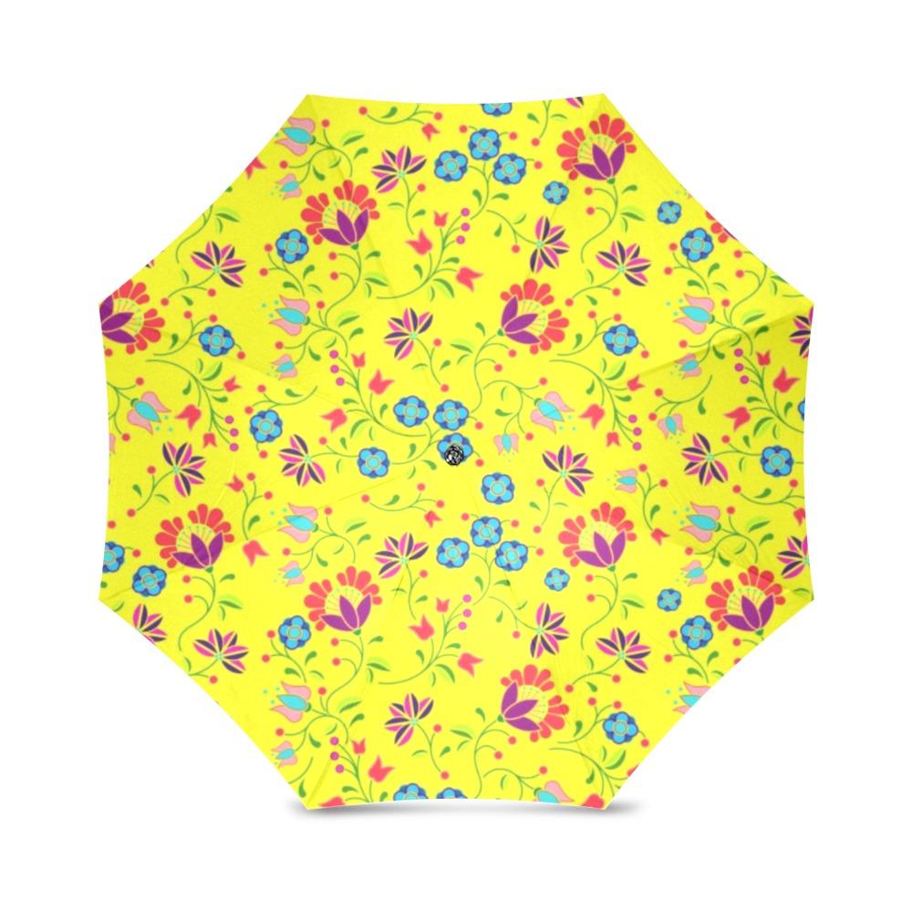 Fleur Indigine Mais Foldable Umbrella (Model U01) Foldable Umbrella e-joyer