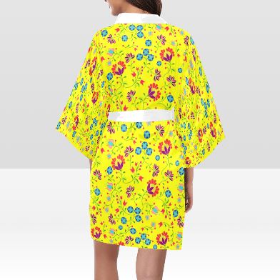 Fleur Indigine Mais Kimono Robe Artsadd