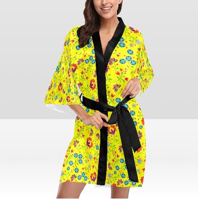 Fleur Indigine Mais Kimono Robe Artsadd