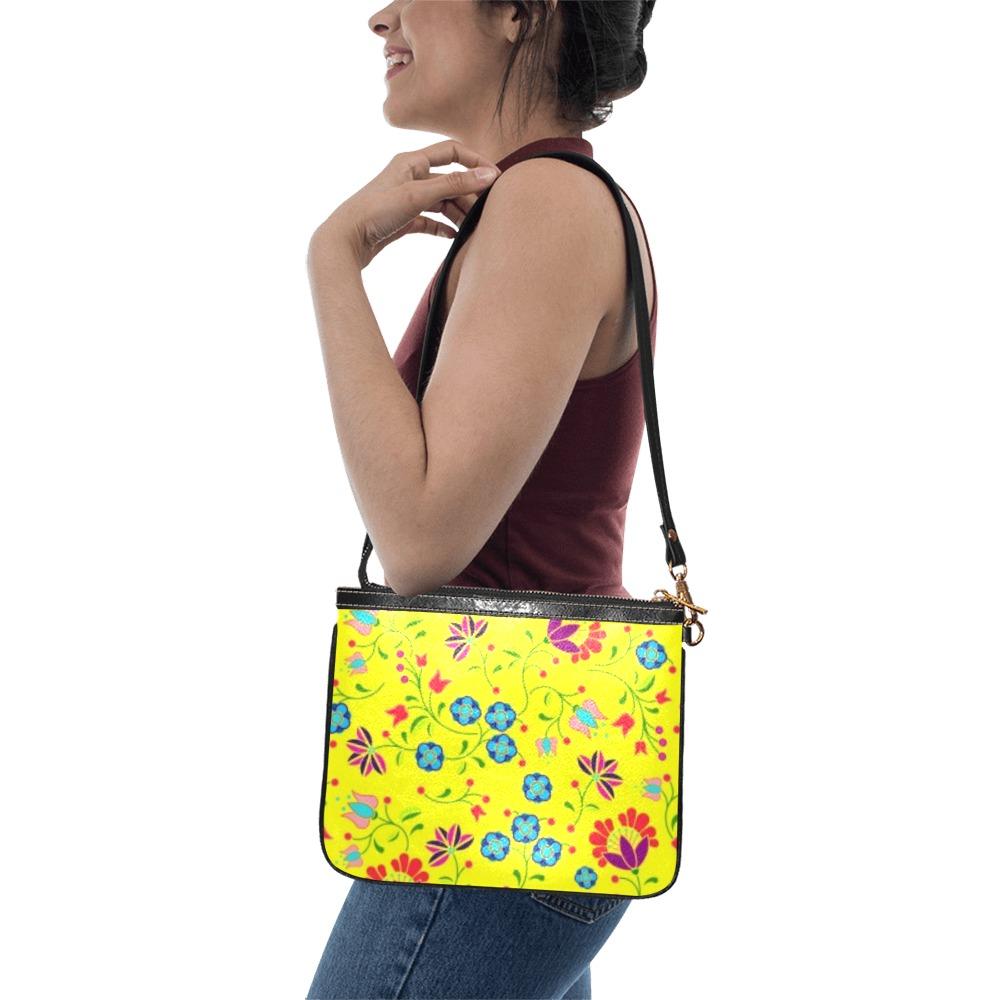 Fleur Indigine Mais Small Shoulder Bag (Model 1710) Small Shoulder Bag (1710) e-joyer