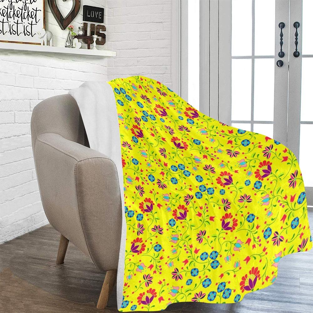 Fleur Indigine Mais Ultra-Soft Micro Fleece Blanket 60"x80" Ultra-Soft Blanket 60''x80'' e-joyer