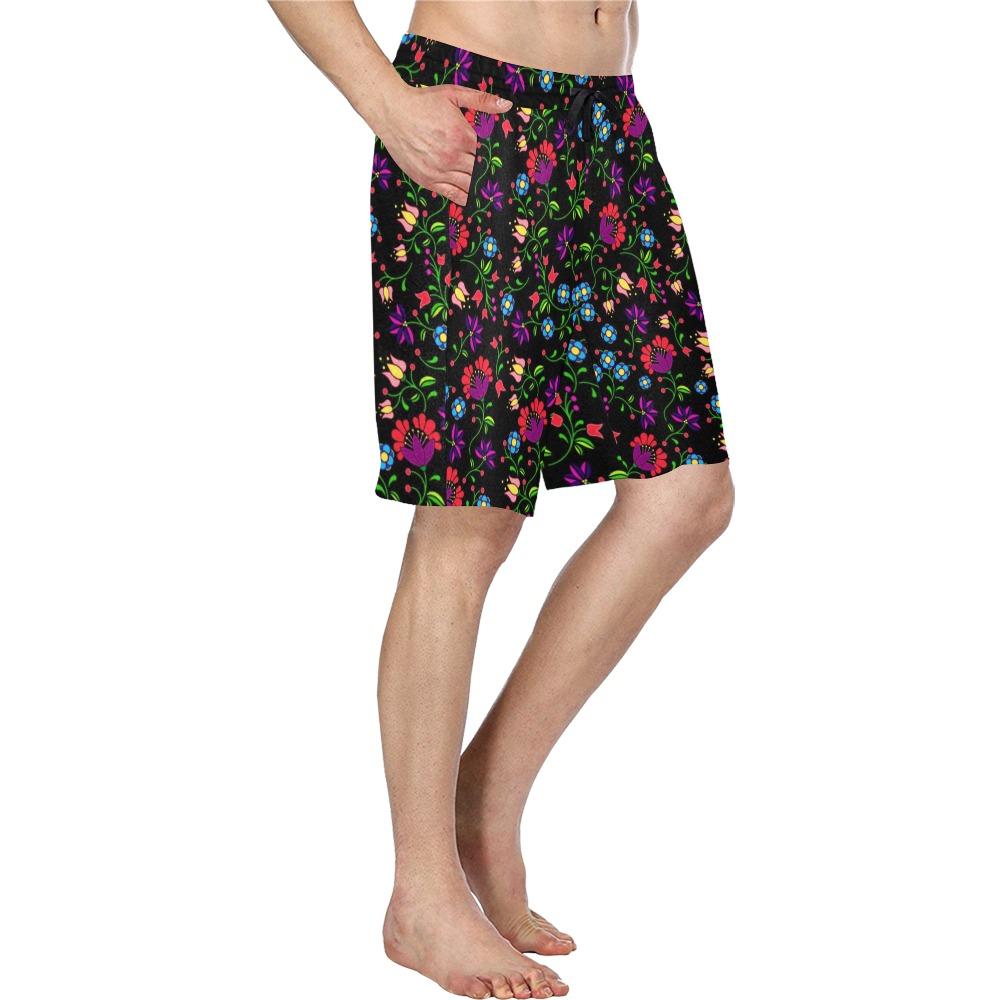 Fleur Indigine Men's All Over Print Casual Shorts (Model L23) Men's Casual Shorts (L23) e-joyer