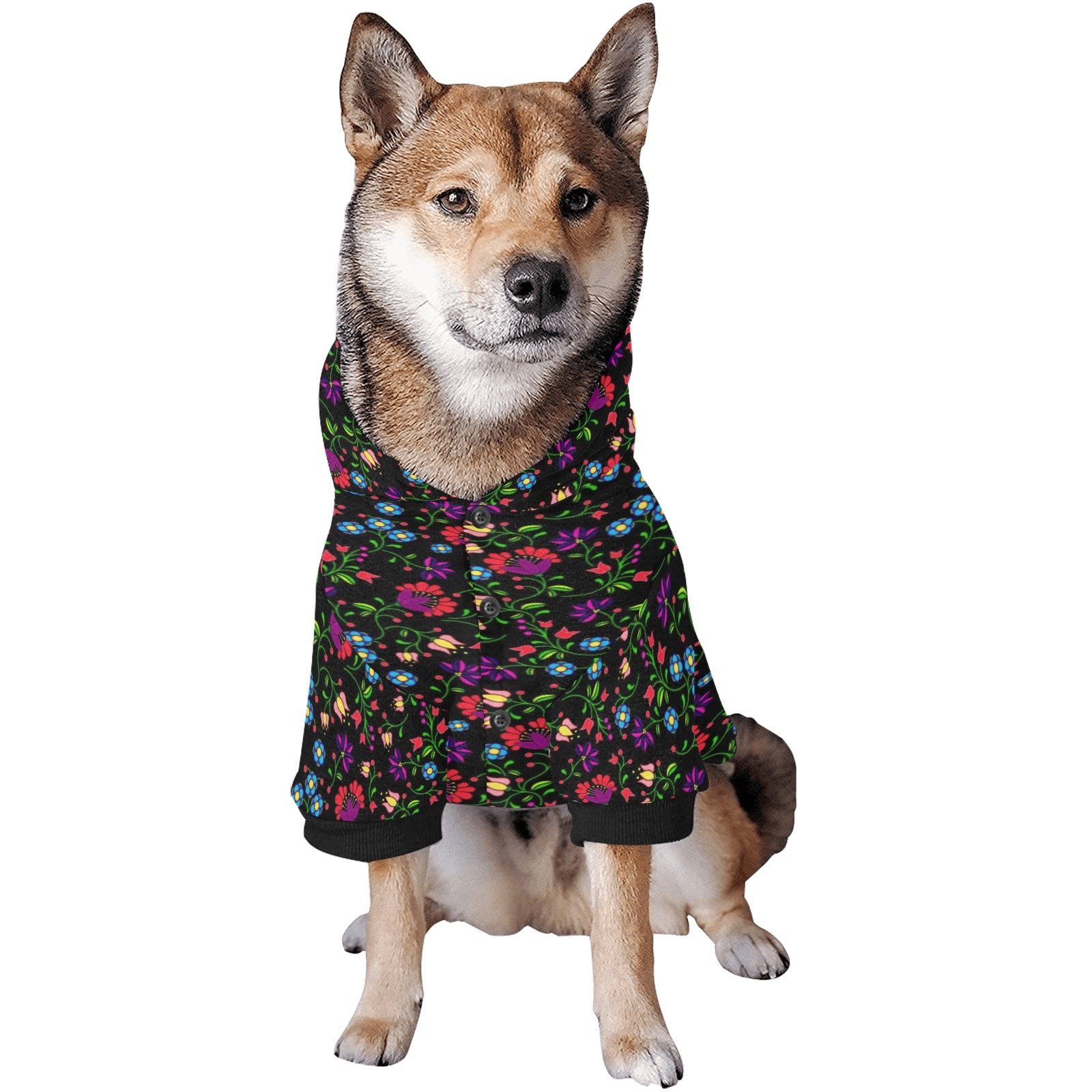 Fleur Indigine Pet Dog Hoodie Pet Dog Hoodie e-joyer