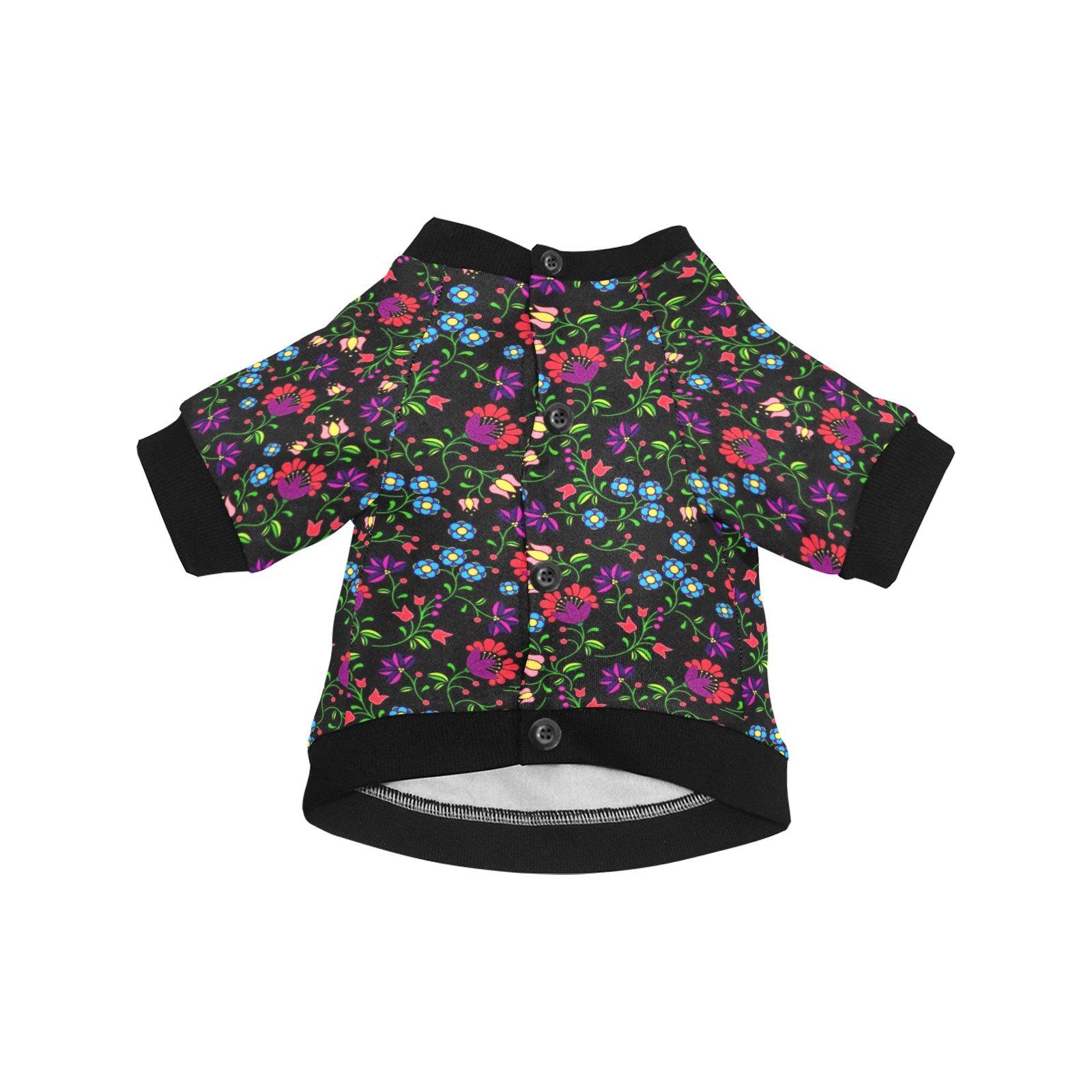 Fleur Indigine Pet Dog Round Neck Shirt Pet Dog Round Neck Shirt e-joyer