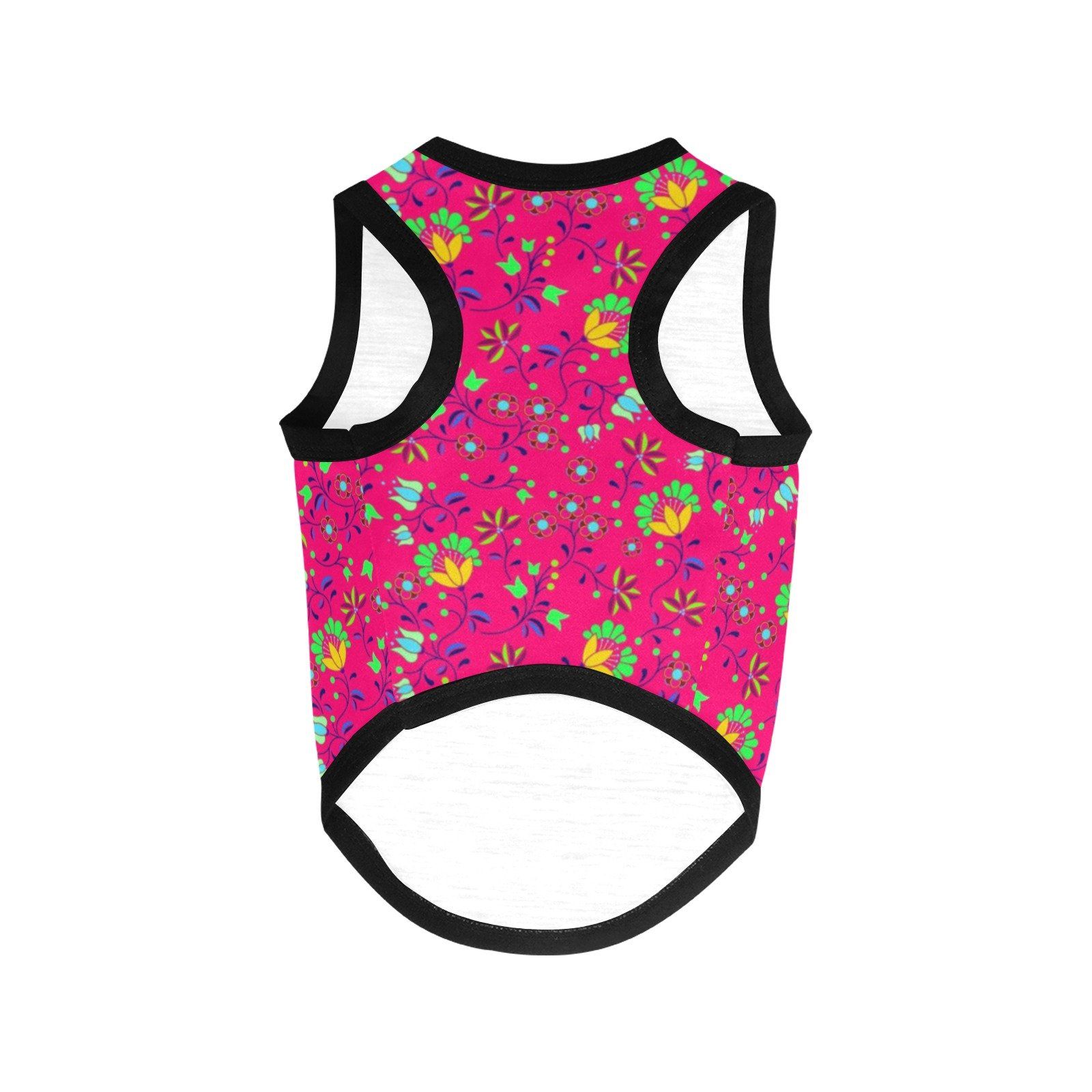 Fleur Indigine Rouge All Over Print Pet Tank Top Pet Tank Top e-joyer