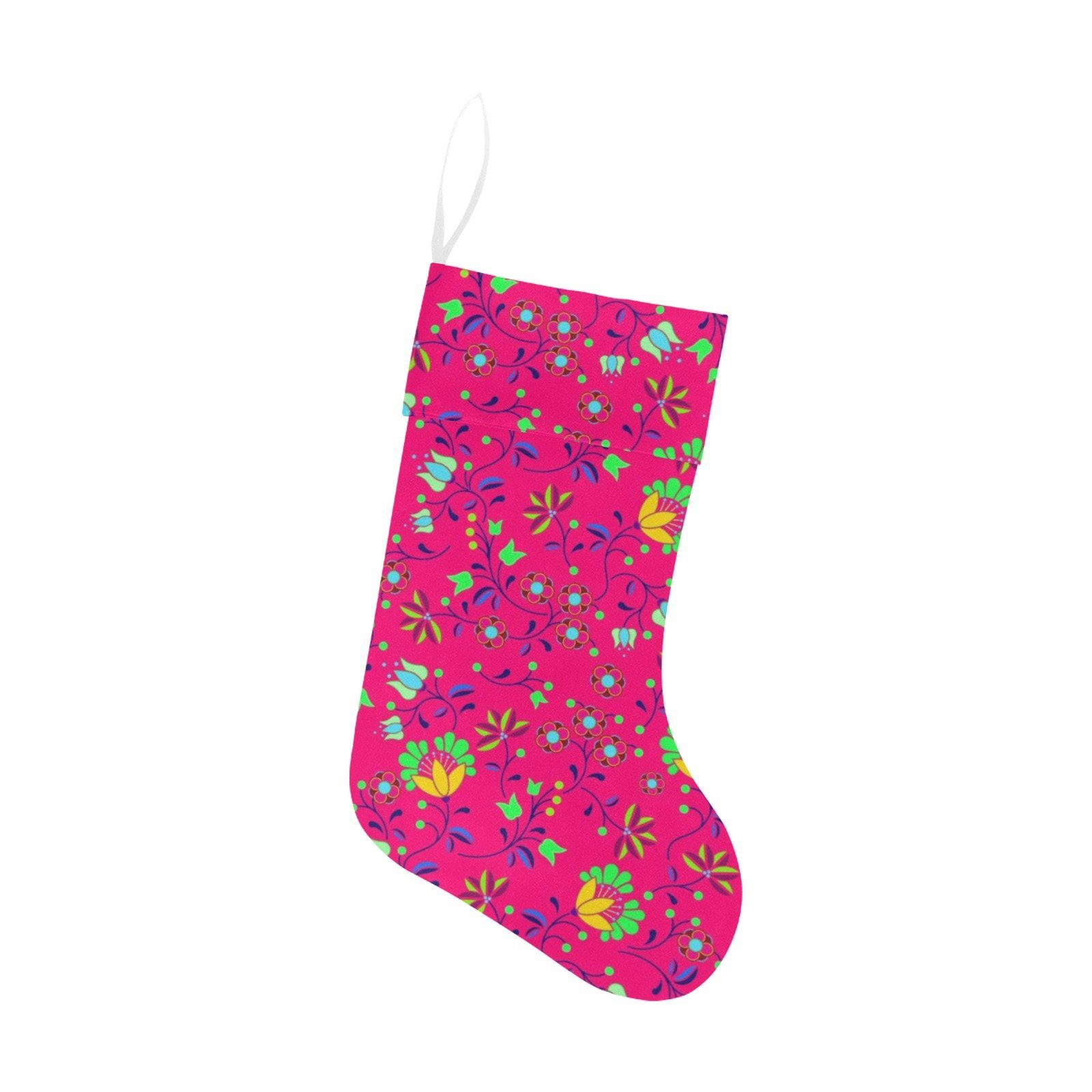 Fleur Indigine Rouge Christmas Stocking holiday stocking e-joyer