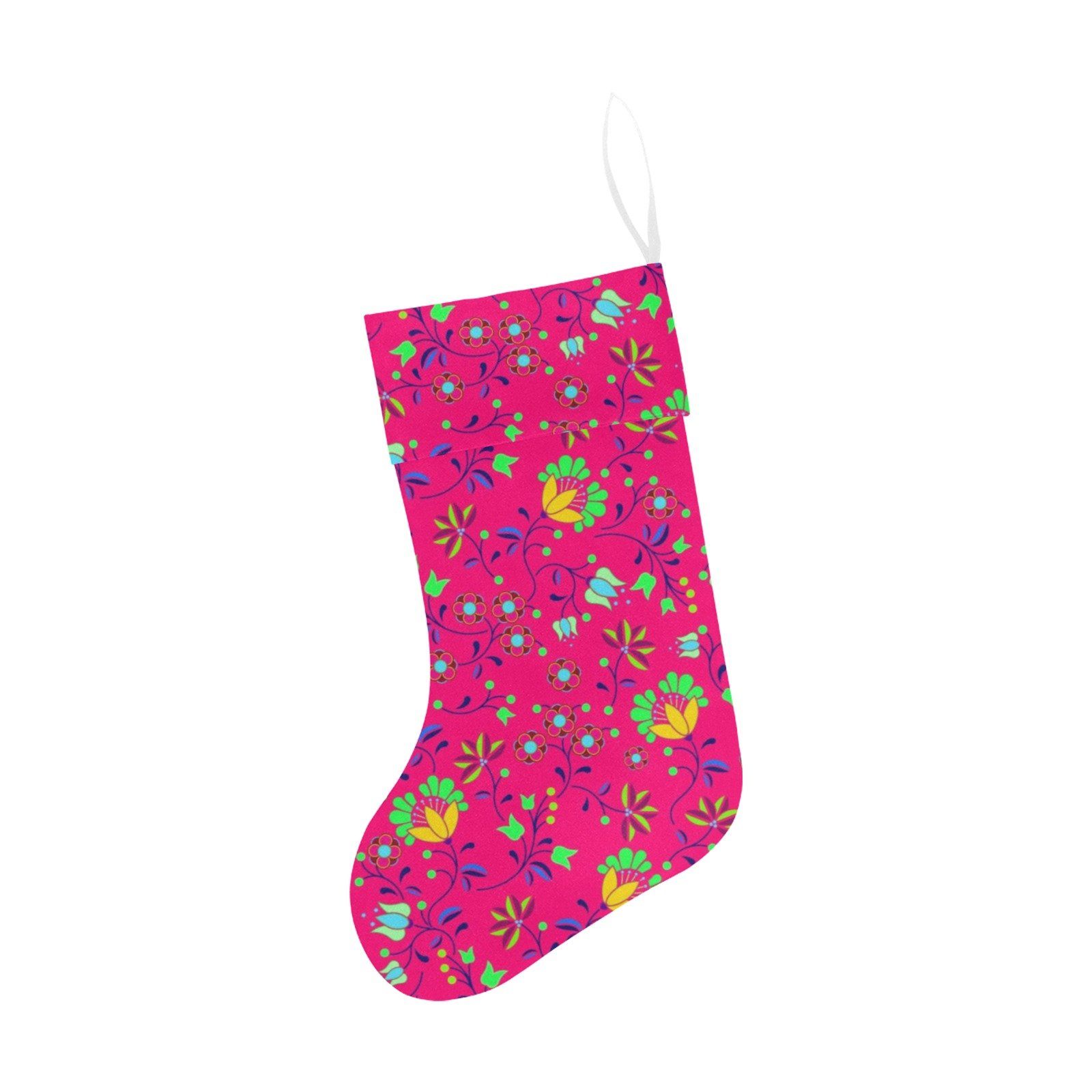 Fleur Indigine Rouge Christmas Stocking holiday stocking e-joyer