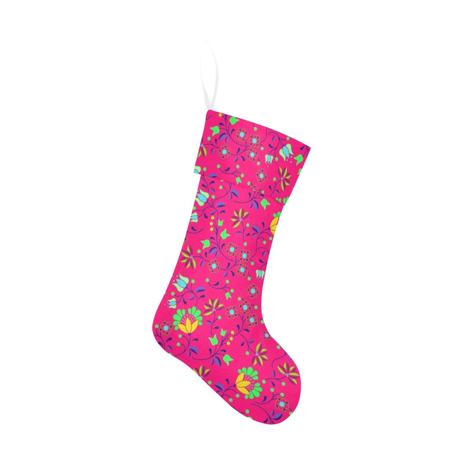 Fleur Indigine Rouge Christmas Stocking holiday stocking e-joyer