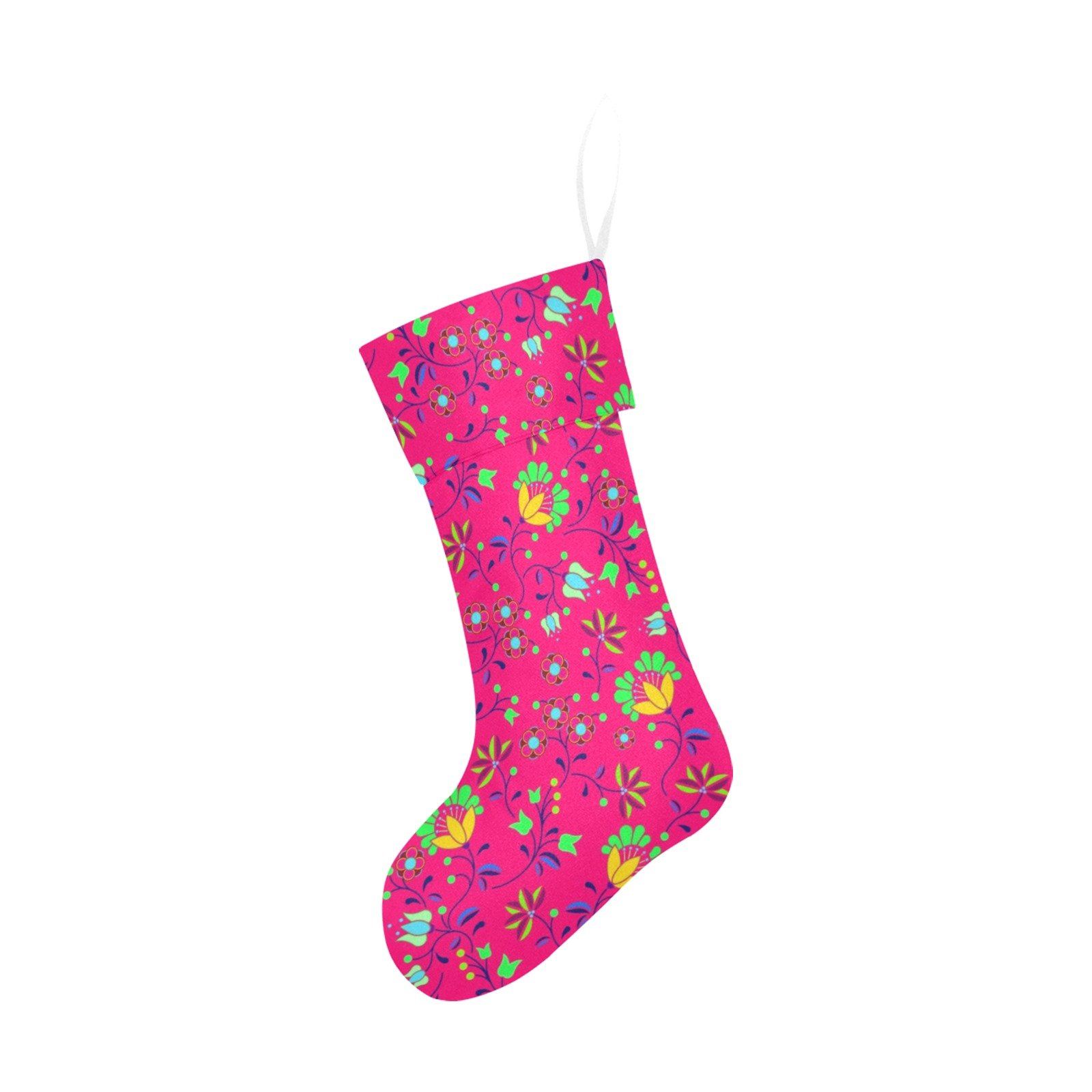 Fleur Indigine Rouge Christmas Stocking holiday stocking e-joyer
