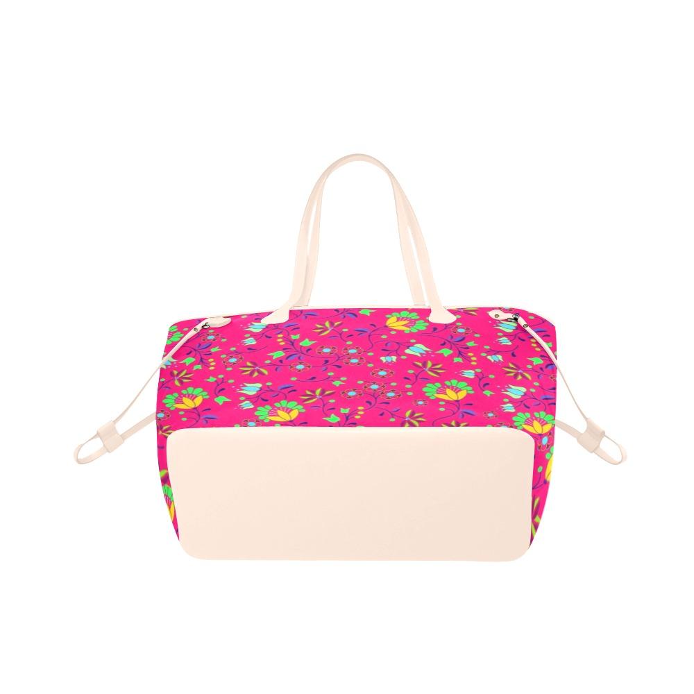 Fleur Indigine Rouge Clover Canvas Tote Bag (Model 1661) Clover Canvas Tote Bag (1661) e-joyer