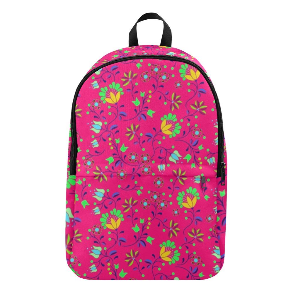 Fleur Indigine Rouge Fabric Backpack for Adult (Model 1659) Casual Backpack for Adult (1659) e-joyer