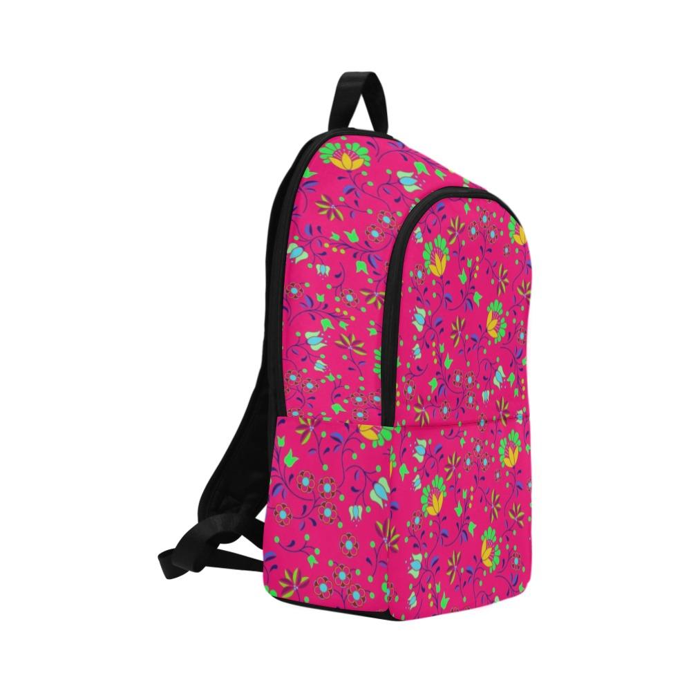 Fleur Indigine Rouge Fabric Backpack for Adult (Model 1659) Casual Backpack for Adult (1659) e-joyer