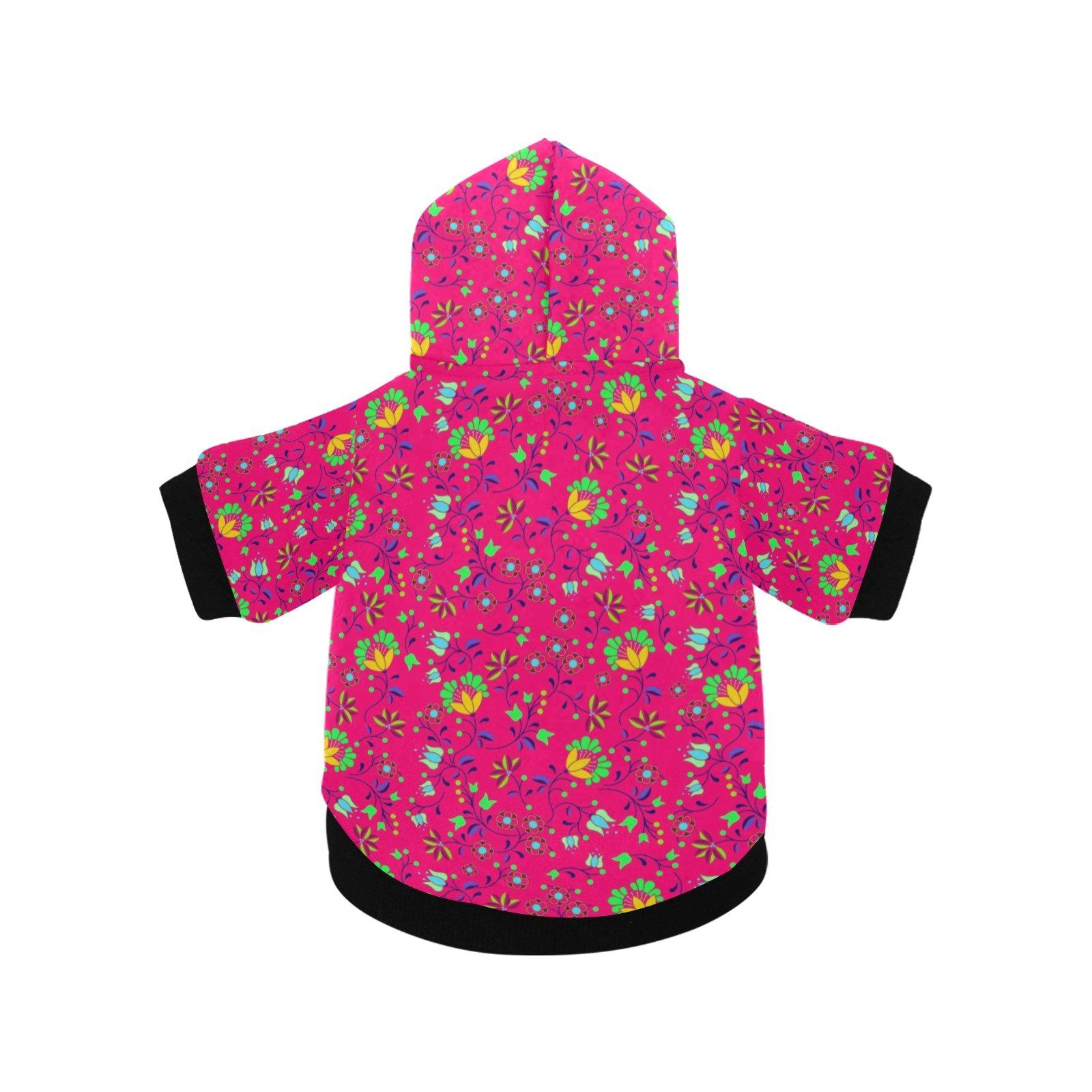 Fleur Indigine Rouge Pet Dog Hoodie Pet Dog Hoodie e-joyer