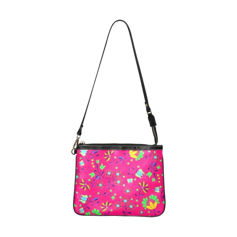 Fleur Indigine Rouge Small Shoulder Bag (Model 1710) Small Shoulder Bag (1710) e-joyer