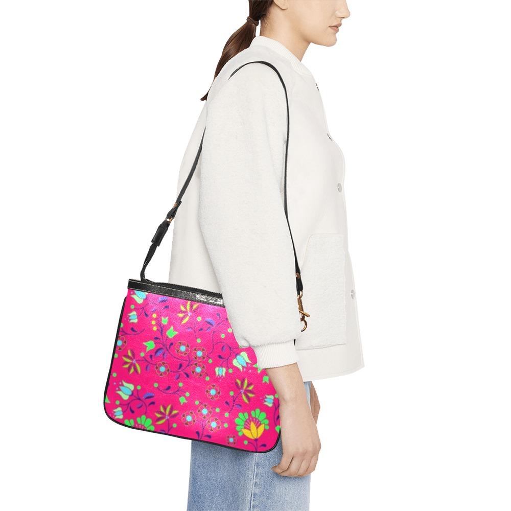 Fleur Indigine Rouge Small Shoulder Bag (Model 1710) Small Shoulder Bag (1710) e-joyer