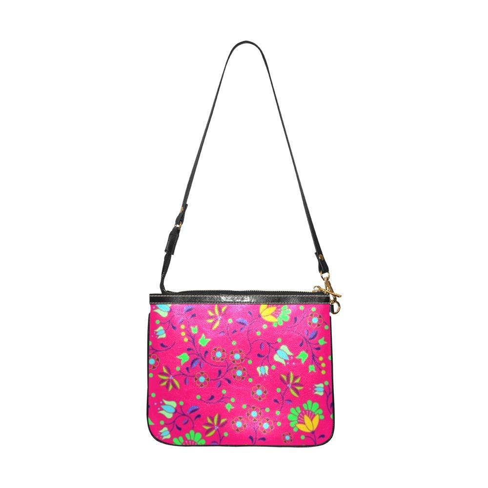 Fleur Indigine Rouge Small Shoulder Bag (Model 1710) Small Shoulder Bag (1710) e-joyer