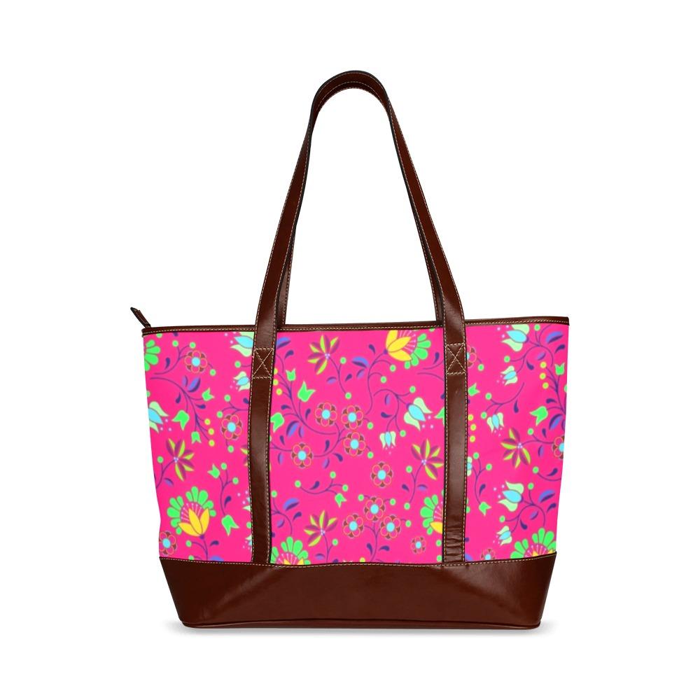 Fleur Indigine Rouge Tote Handbag (Model 1642) Tote Handbags (1642) e-joyer