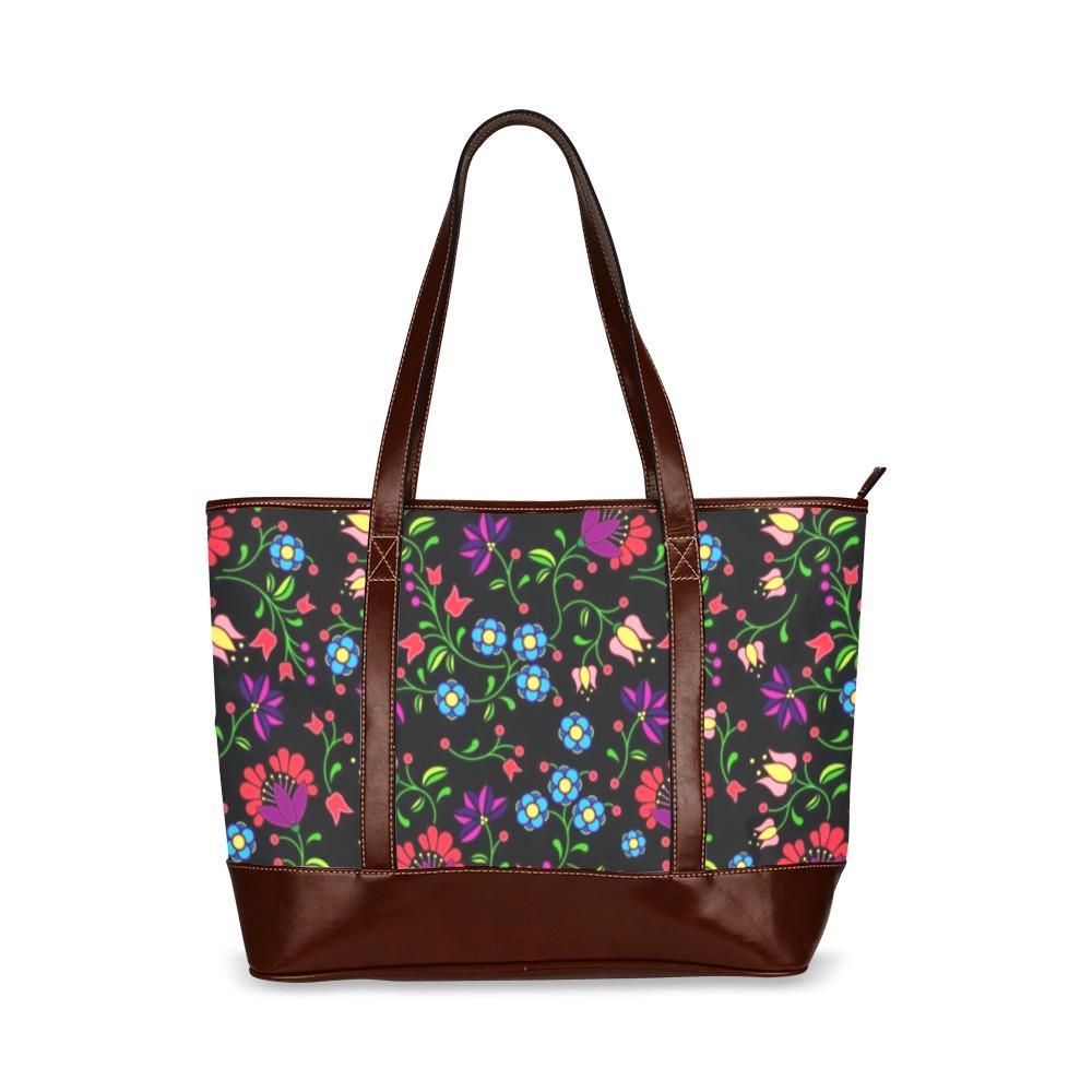Fleur Indigine Tote Handbag (Model 1642) Tote Handbags (1642) e-joyer