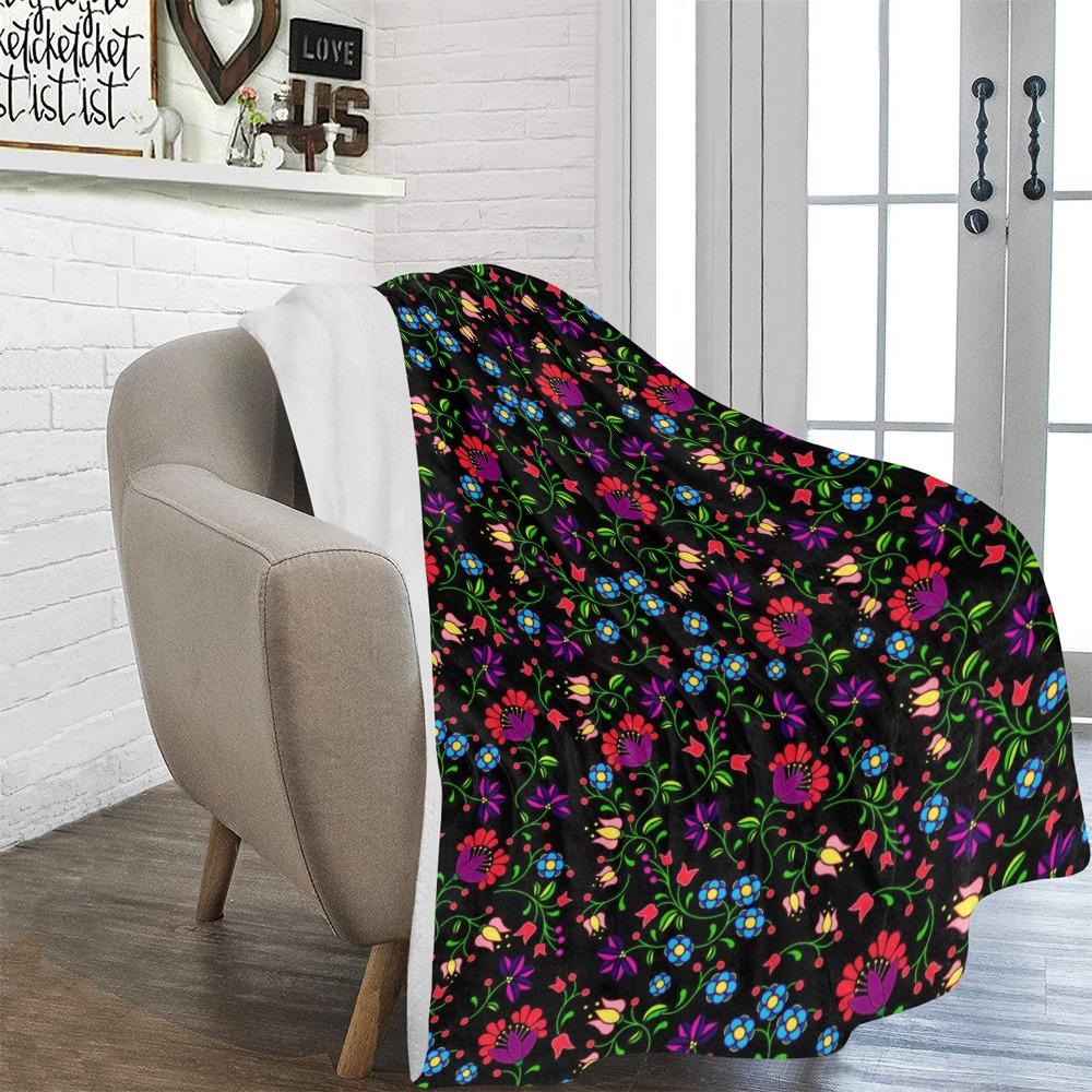 Fleur Indigine Ultra-Soft Micro Fleece Blanket 60"x80" Ultra-Soft Blanket 60''x80'' e-joyer 