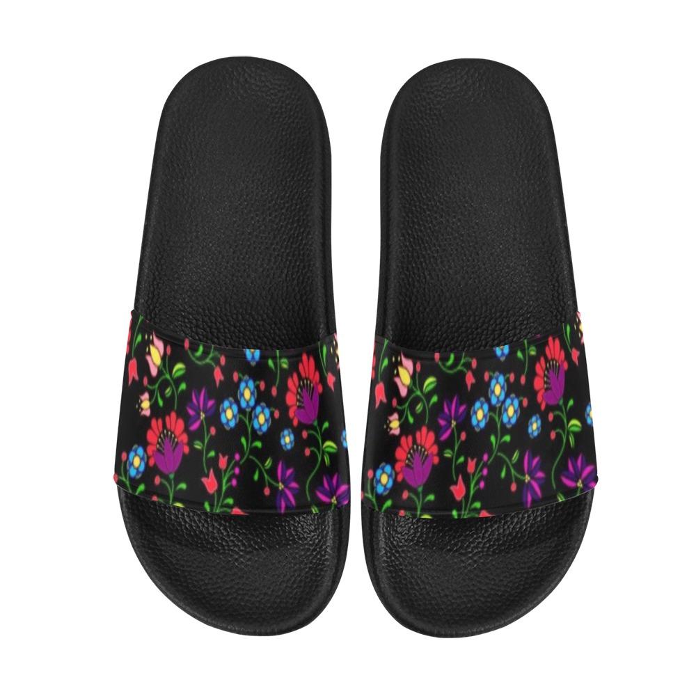 Fleur Indigine Women's Slide Sandals (Model 057) Women's Slide Sandals (057) e-joyer