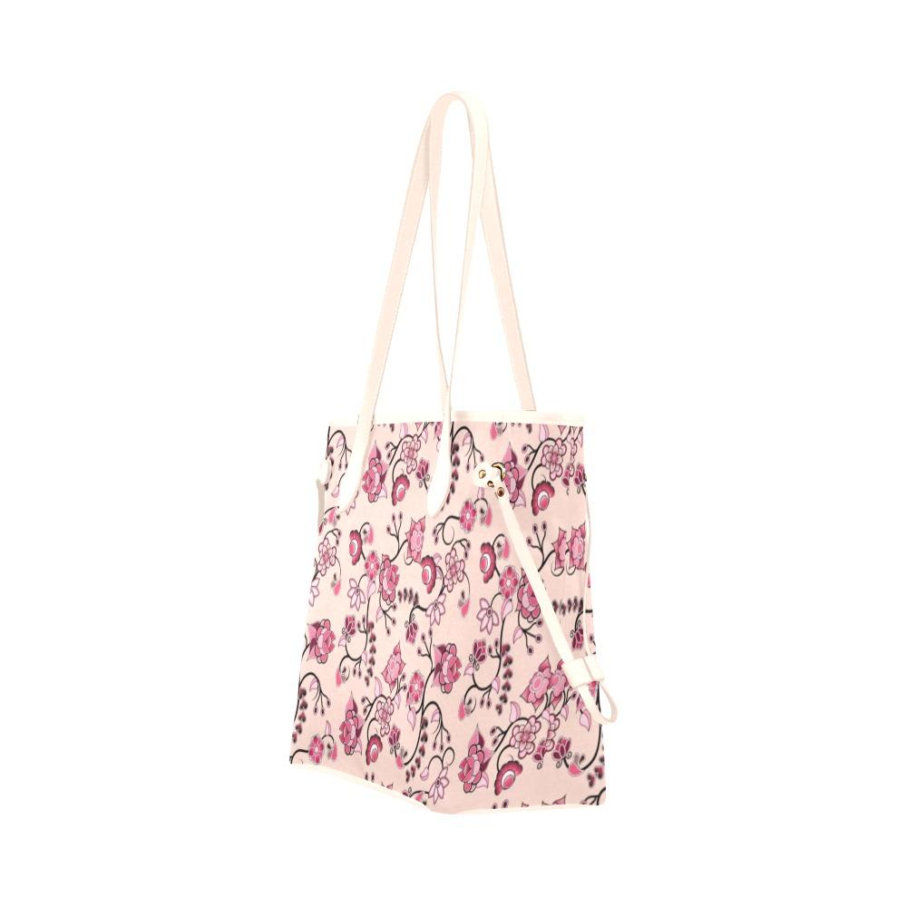 Floral Amour Clover Canvas Tote Bag (Model 1661) Clover Canvas Tote Bag (1661) e-joyer