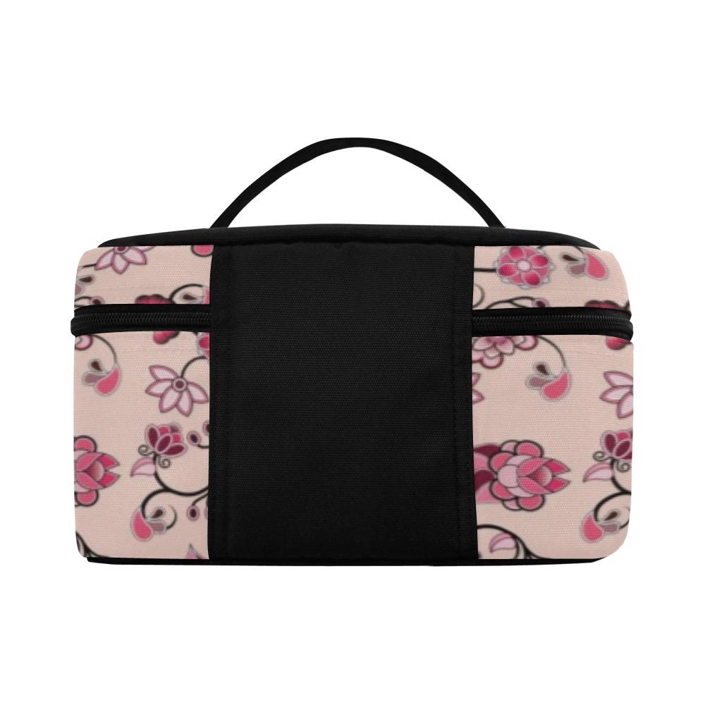 Floral Amour Cosmetic Bag/Large (Model 1658) Cosmetic Bag e-joyer