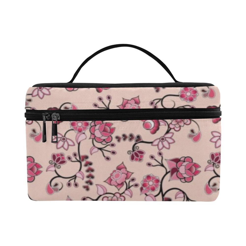Floral Amour Cosmetic Bag/Large (Model 1658) Cosmetic Bag e-joyer