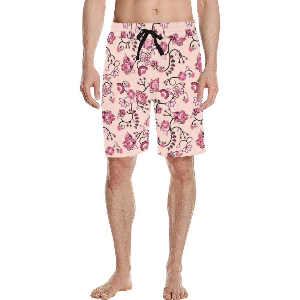 Floral Amour Men's All Over Print Casual Shorts (Model L23) Men's Casual Shorts (L23) e-joyer
