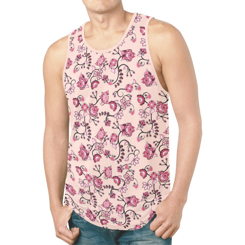 Floral Amour New All Over Print Tank Top for Men (Model T46) New All Over Print Tank Top for Men (T46) e-joyer