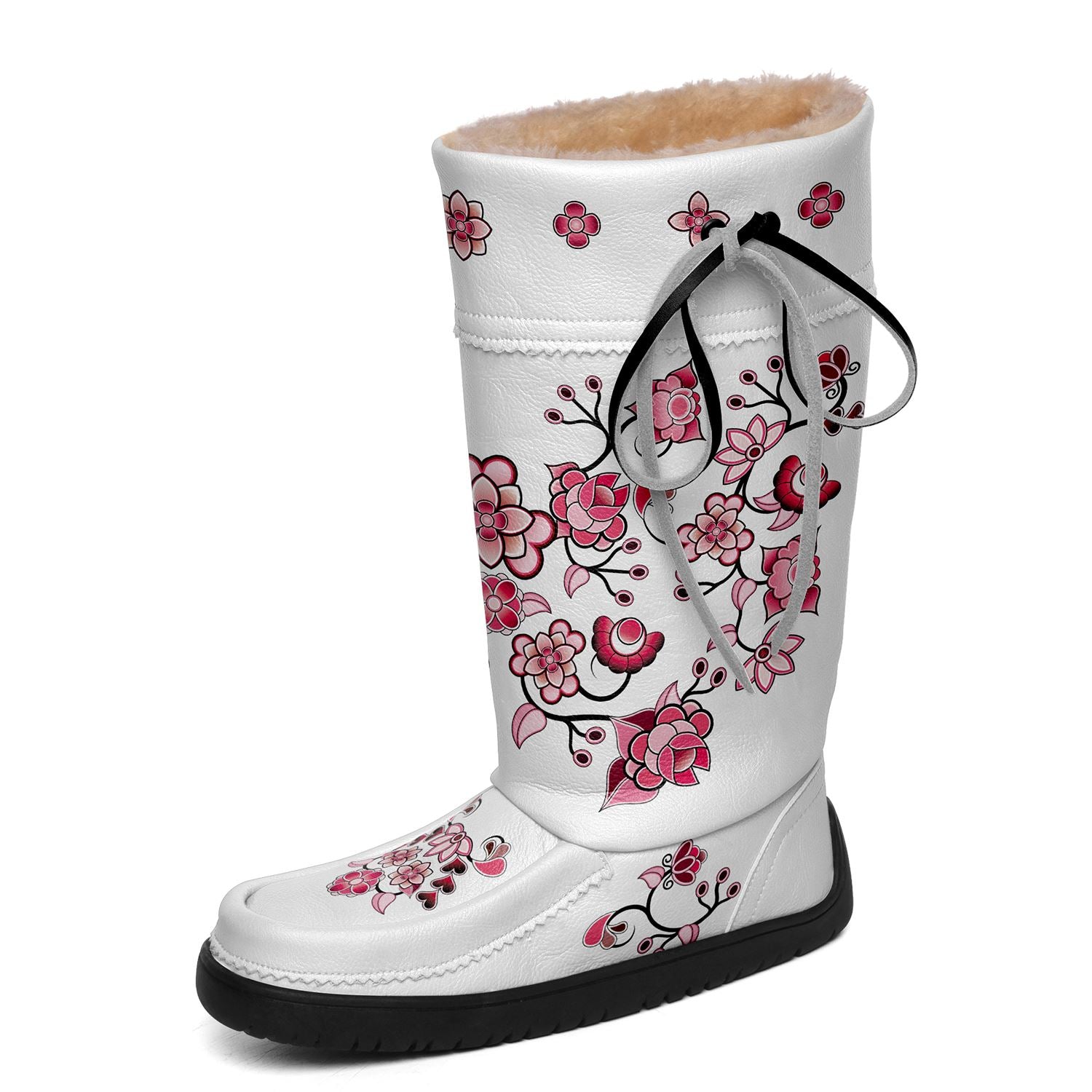Floral Amour Real Leather MoccaLux 49 Dzine