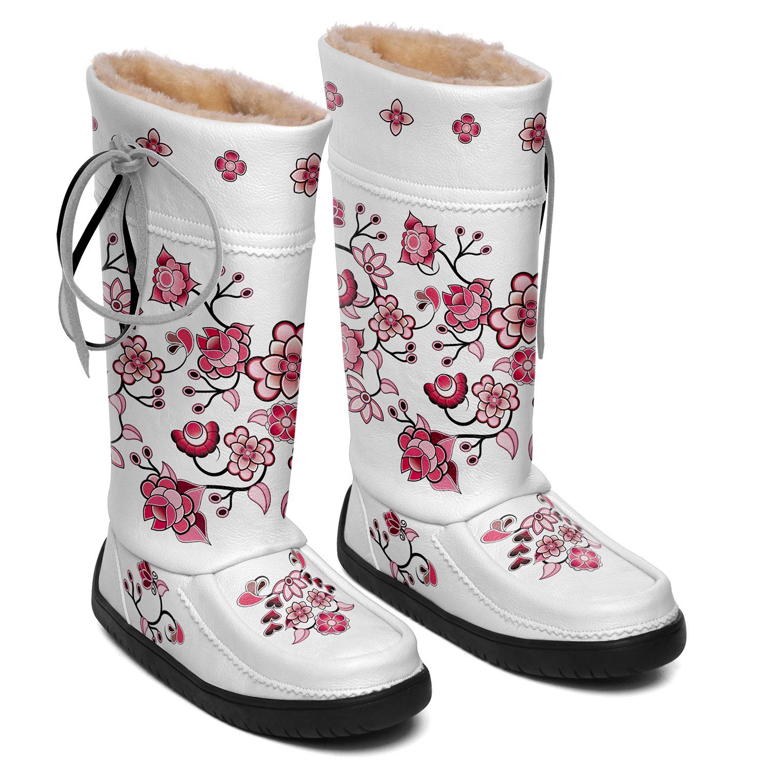 Floral Amour Real Leather MoccaLux 49 Dzine 