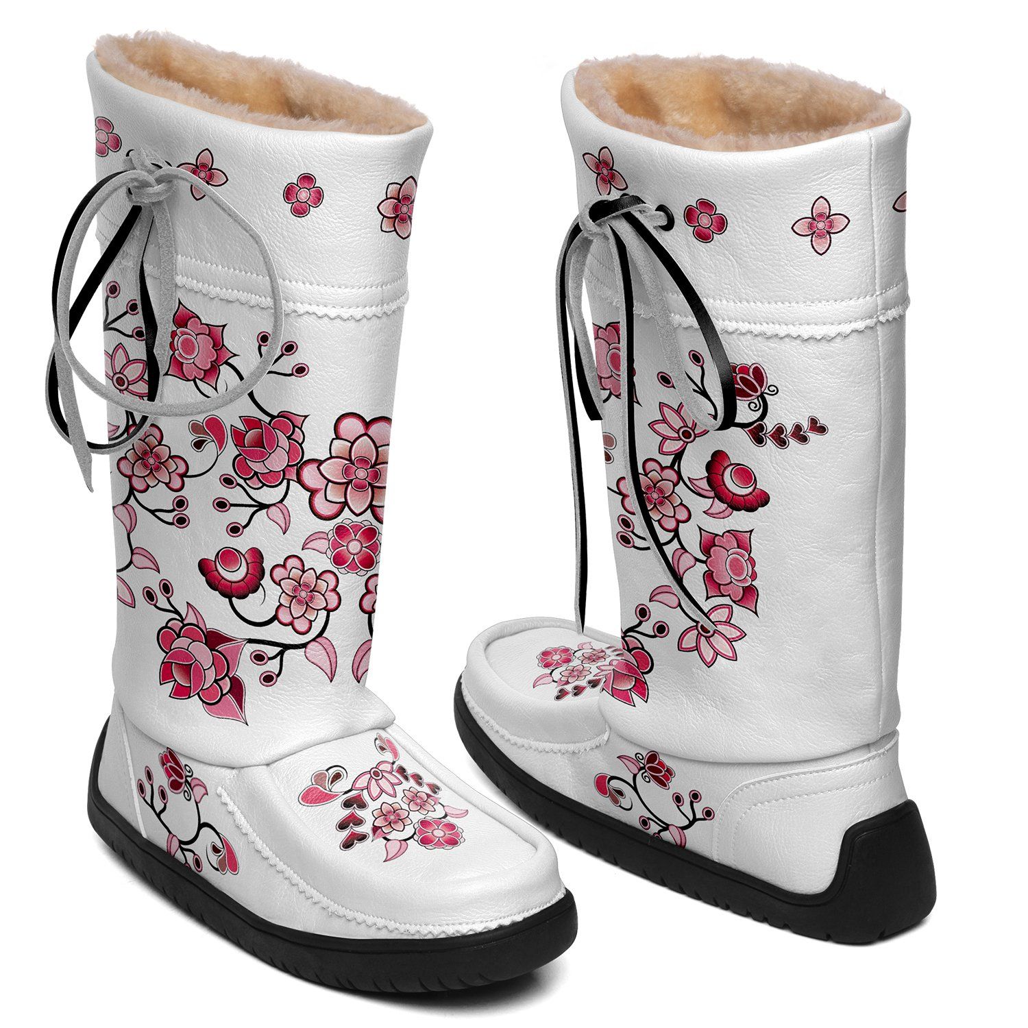 Floral Amour Real Leather MoccaLux 49 Dzine