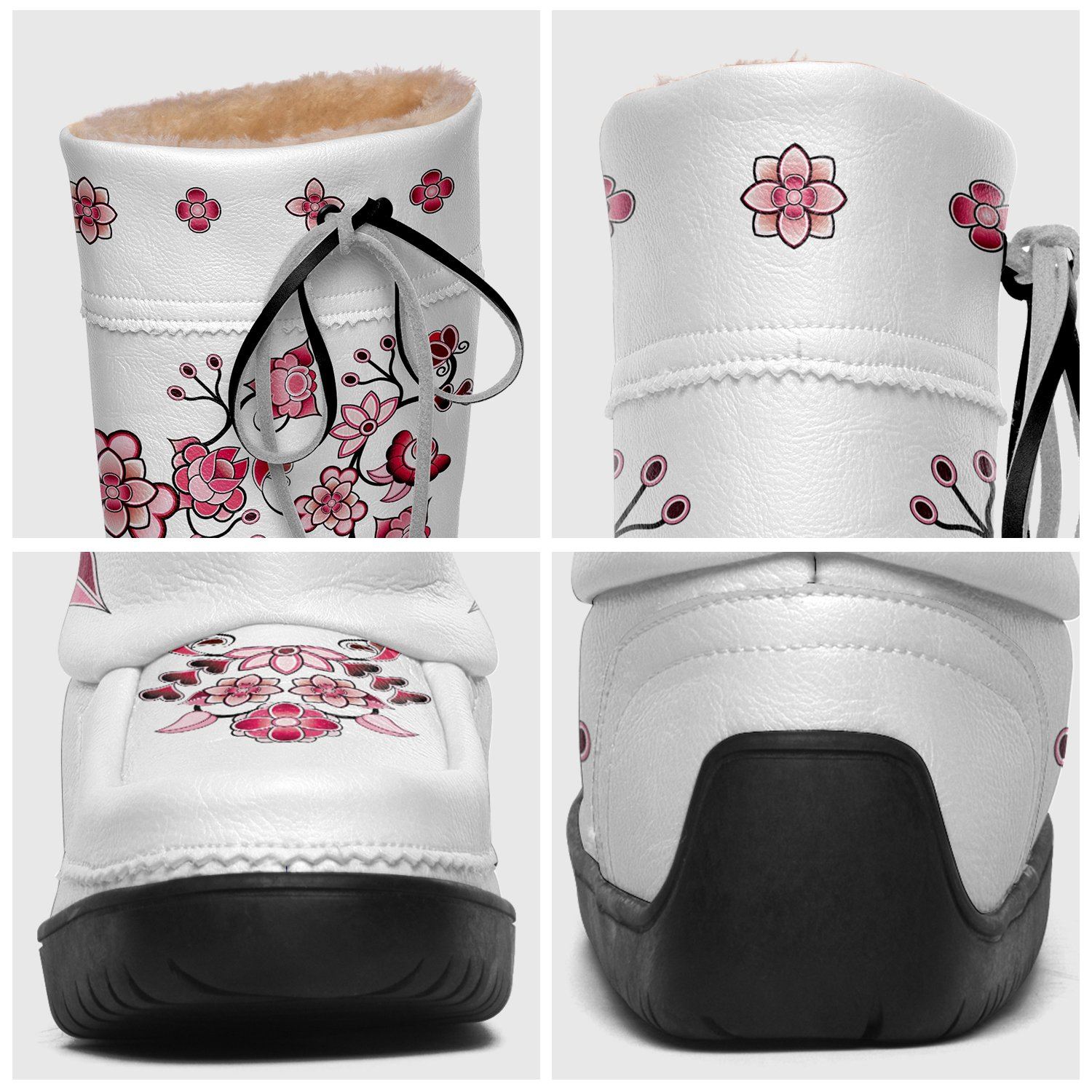 Floral Amour Real Leather MoccaLux 49 Dzine