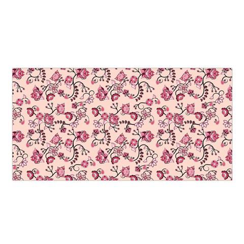 Floral Amour Satin Shawl Scarf 49 Dzine