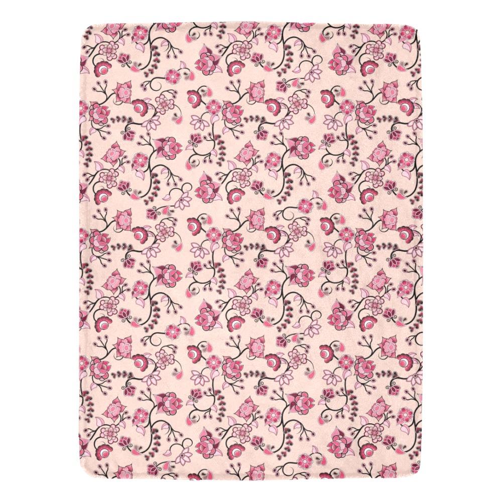 Floral Amour Ultra-Soft Micro Fleece Blanket 60"x80" Ultra-Soft Blanket 60''x80'' e-joyer