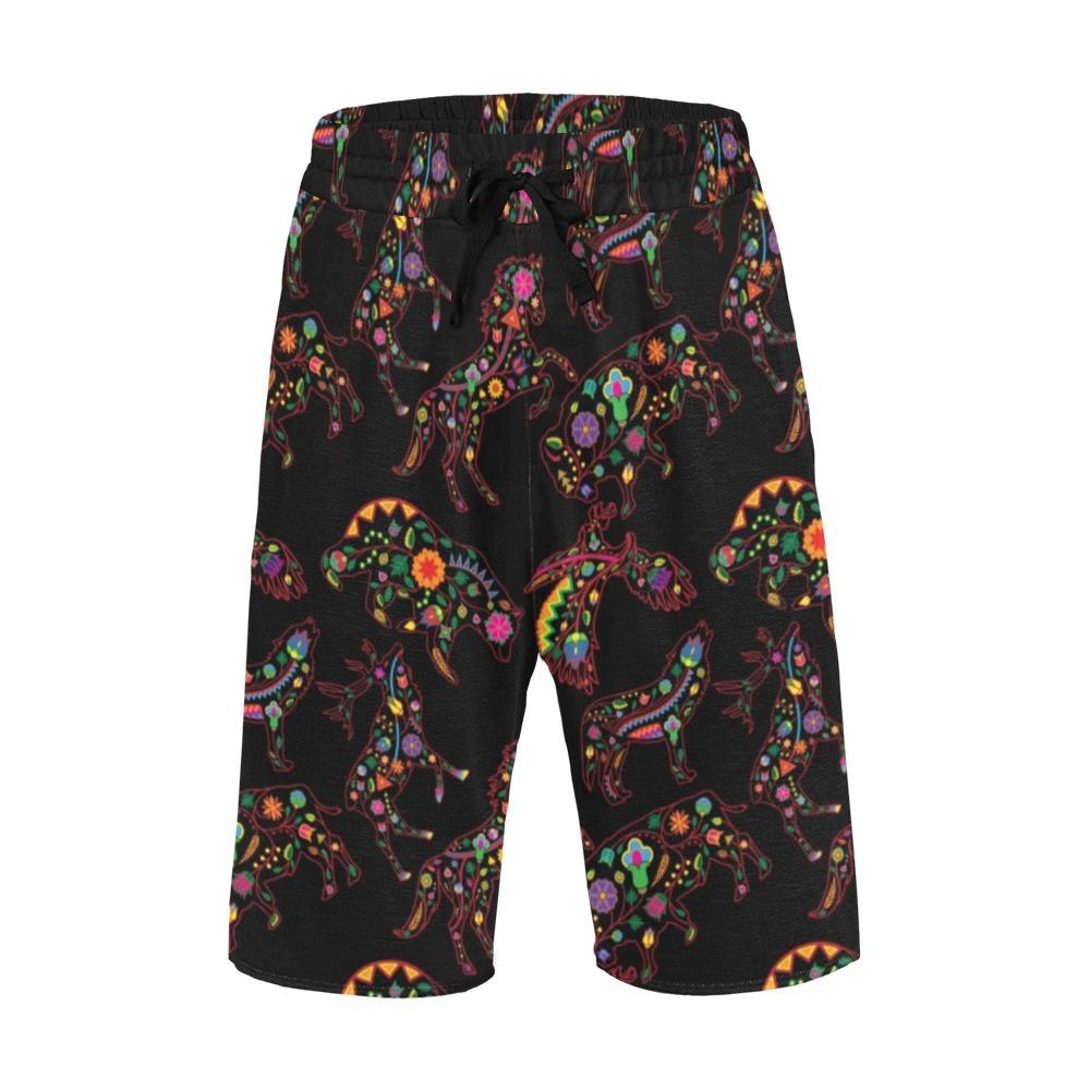 Floral Animal Men's All Over Print Casual Shorts (Model L23) Men's Casual Shorts (L23) e-joyer