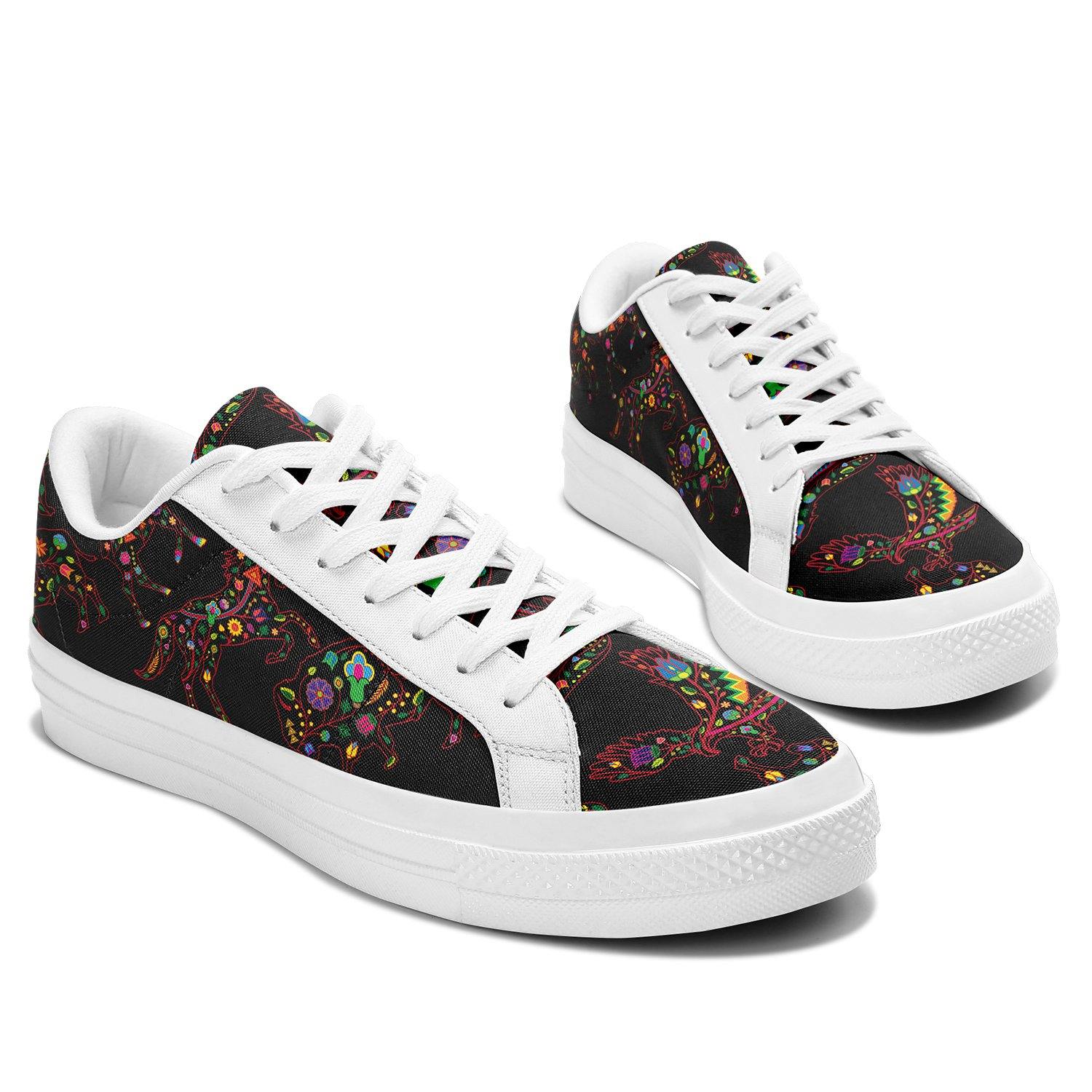 Floral Animals Aapisi Low Top Canvas Shoes White Sole aapisi Herman