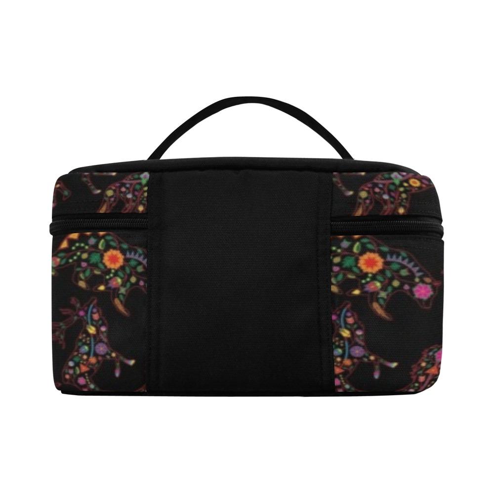Floral Animals Cosmetic Bag/Large (Model 1658) Cosmetic Bag e-joyer