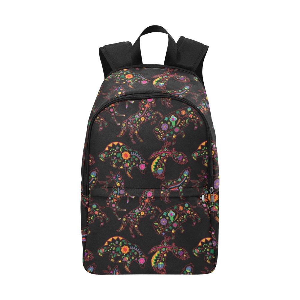 Floral Animals Fabric Backpack for Adult (Model 1659) Casual Backpack for Adult (1659) e-joyer