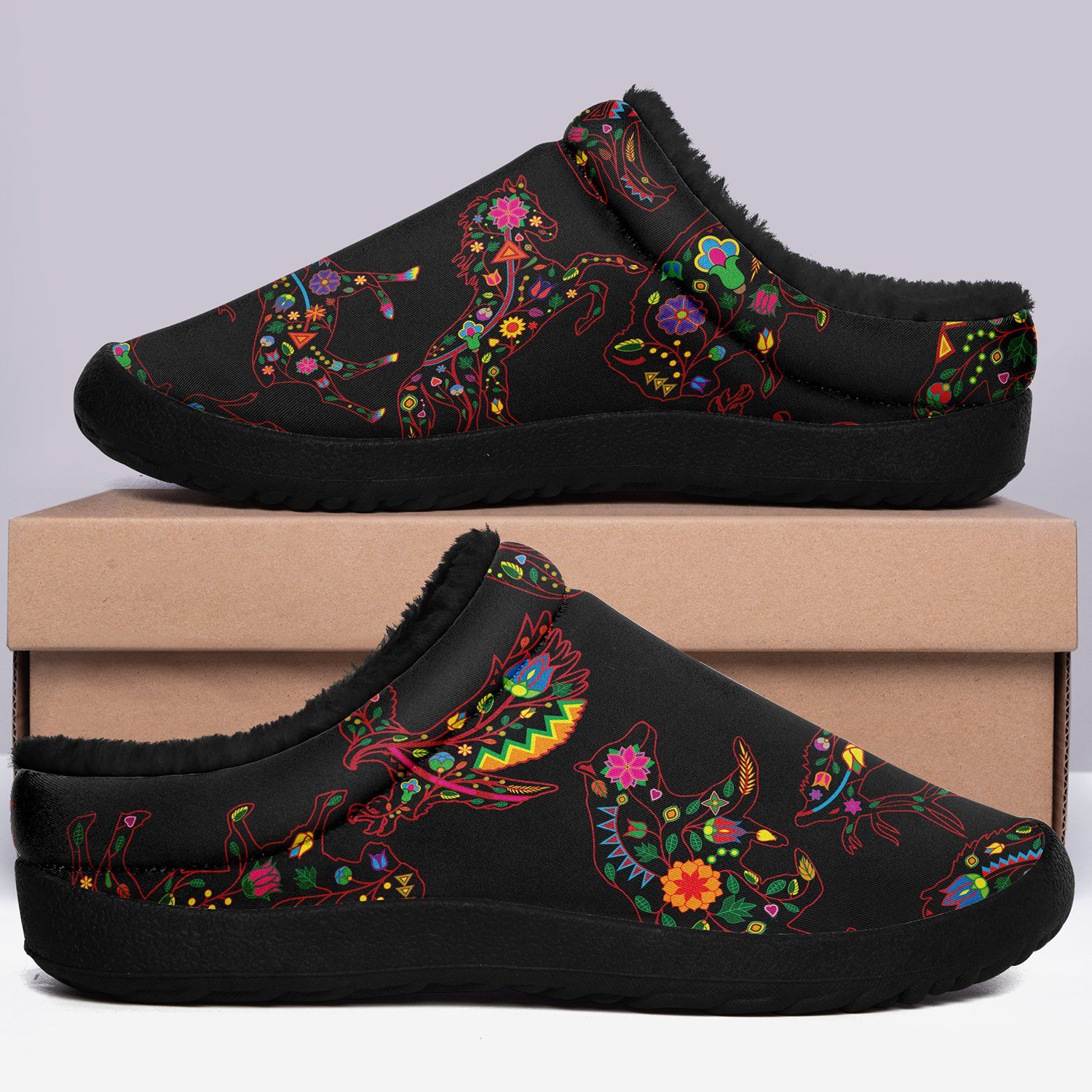 Floral Animals Ikinnii Indoor Slipper 49 Dzine
